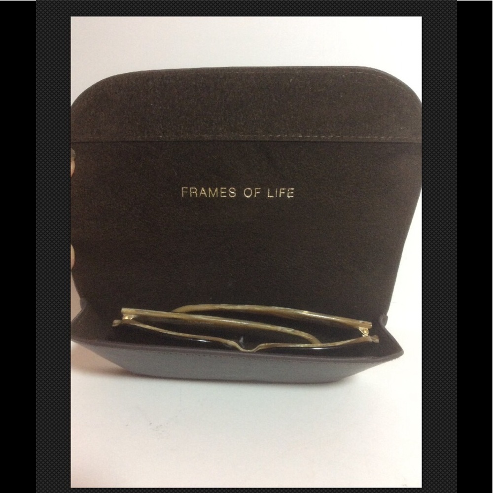 Fendi Fs200 Black Horn Rectangular Sunglasses Euc - image 7